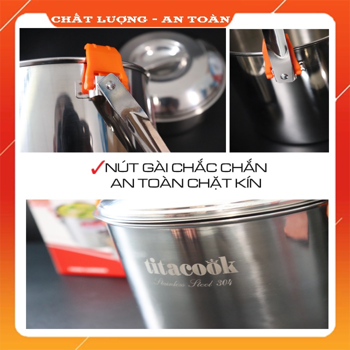⭕Giadụngchínhhãng⭕ Hộp đưng cháo súp cơm canh soup Camen Gamen chống trào Inox an toàn  cao cấp văn phòng Tithafac