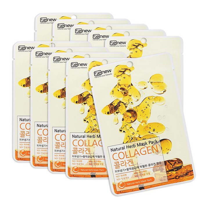 Mặt nạ dưỡng da Benew Collagen Natural Herb Mask Pack 22ml