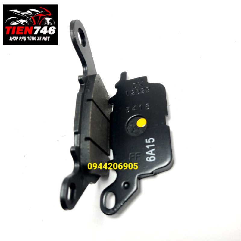 Má phanh. Bố thắng đĩa trước cho Exciter 150, Grande, Sirius Fi, Nvx 125-155, Fz 150, sp siêu nét, thông số chuẩn zin