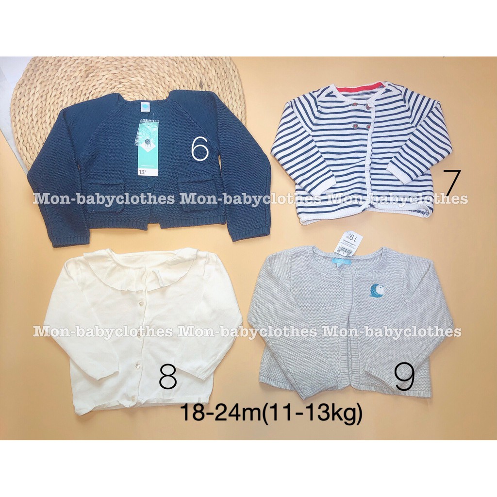 Áo khoác len size 24m (11-13kg)