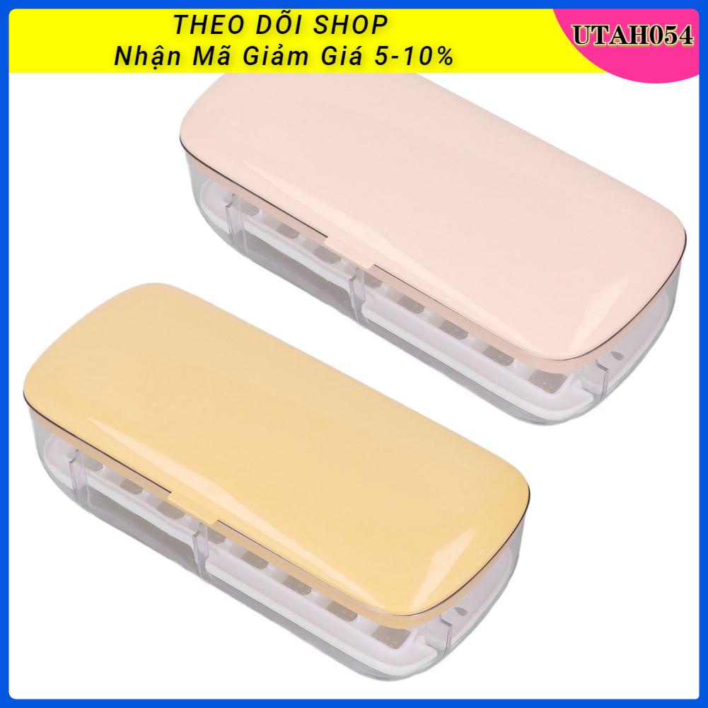 Utah054 Máy làm đá loại báo chí BPA Tiết kiệm không gian cấp thực phẩm miễn phí Hộp tự bằng silicon có nắp đậy cho nước ép cocktail Whisky