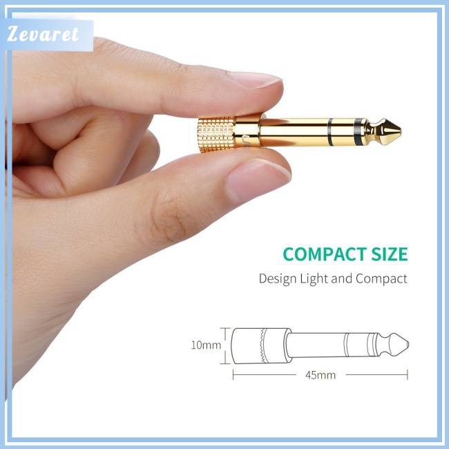 Cáp Chuyển Đổi Âm Thanh Từ Đầu Cắm 6.5mm Sang Cổng Cắm 3.5mm Chuyên Dụng Cho Tai Nghe