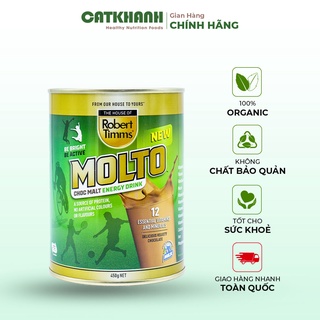 Sữa Bột Cacao Lúa Mạch Molto Cocoa Milk Powder Úc Lon 450g Thức Uống Cung Cấp Năng Lượng | Cát Khánh