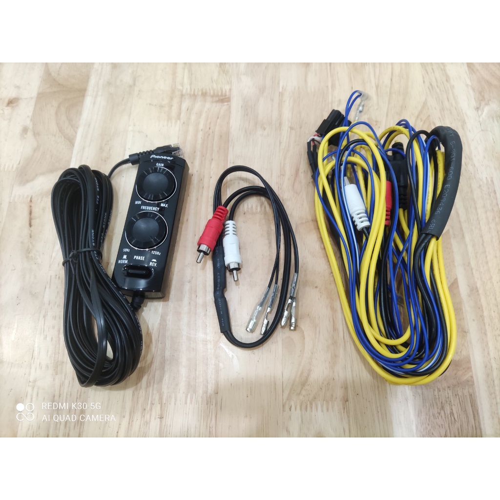 Dây nguồn Loa + Khiển Âm Lượng Zin Của Loa Sub Gầm Ghế Pioneer TS-WX 120A 150W
