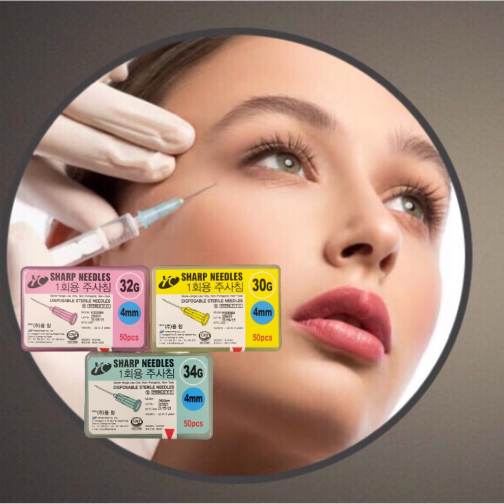 Tách lẻ đầu kim nano tiêm meso 34G 4mm Hàn Quốc