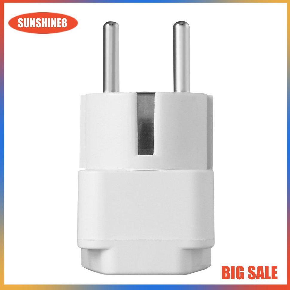 【SUN】[NEW]Universal AU US UK to EU AC Power Plug Travel Home Converter Adapter