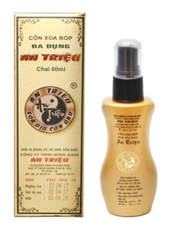Cồn xoa bóp đa dụng An Triệu