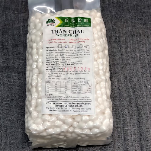 Trân châu đài loàn wonderful. Hàng chuẩn bao ngon gói 1kg | BigBuy360 - bigbuy360.vn