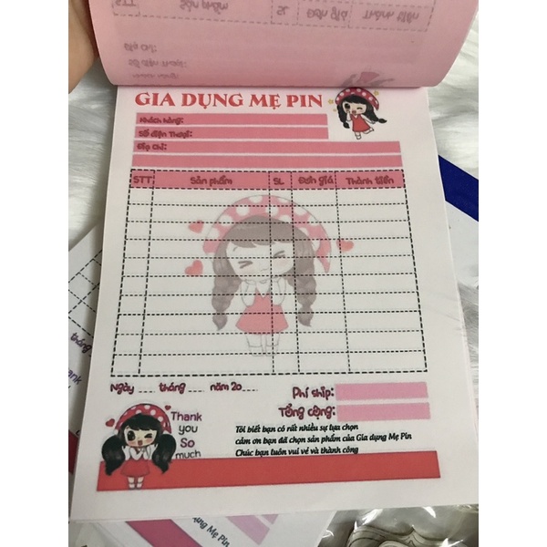 HOÁ ĐƠN 2 LIÊN IN THEO YÊU CẦU