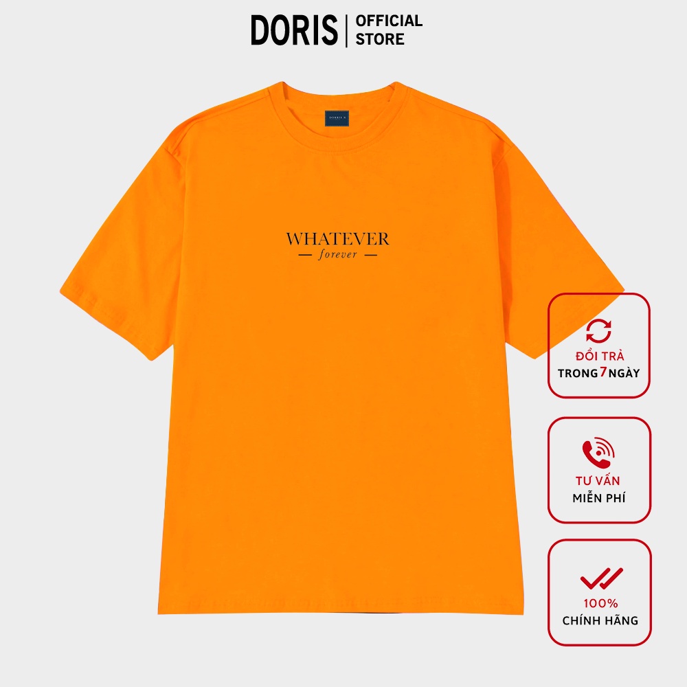 [Mã DORRT8250 giảm 250k] Áo phông basic WHATEVER FOR trẻ trung hiện đại năng động DORRIS N