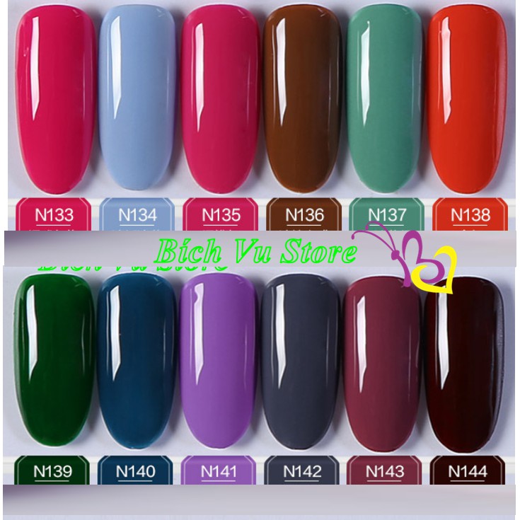 Set 6 chai sơn gel (6ml)