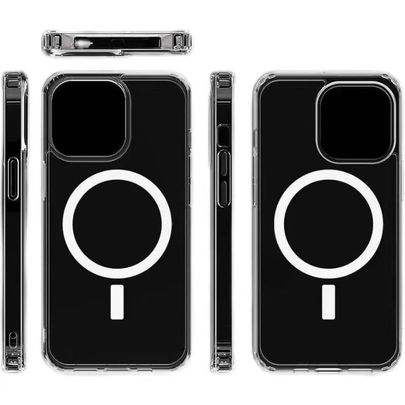 Ốp lưng iphone trong suốt hỗ trợ sạc không dây 7/7plus/8/8plus/x/xs/11/12/13/14/pro/max/promax/plus-DINUO CASE