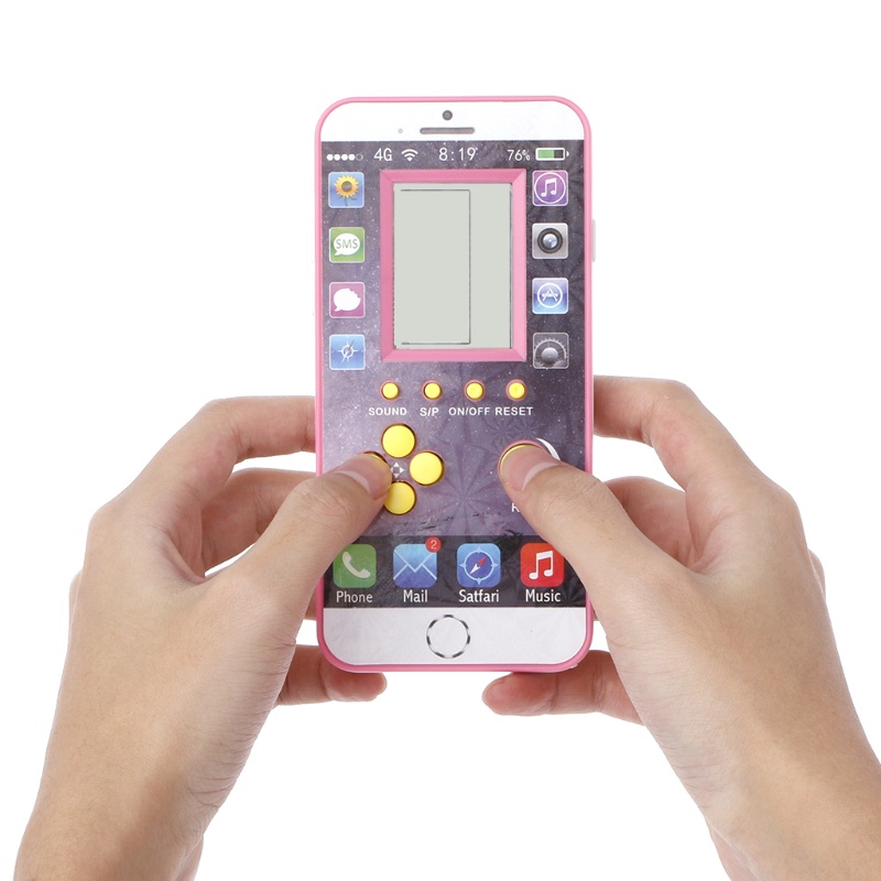 Máy Chơi Game Xếp Hình Điện Tử Màn Hình LCD