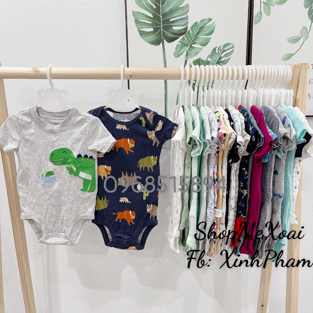 BODYSUIT CARTER SIZE 9M LINK 1 ,BODYCHIP CỘC TAY MIX HÃNG CHO BÉ TỪ 7-8,5kg