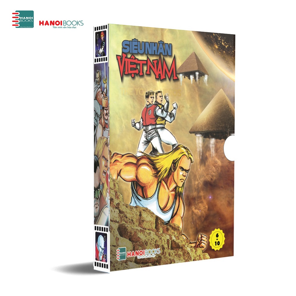 Sách: Siêu Nhân Việt Nam-Boxset 2 gồm 5 tập