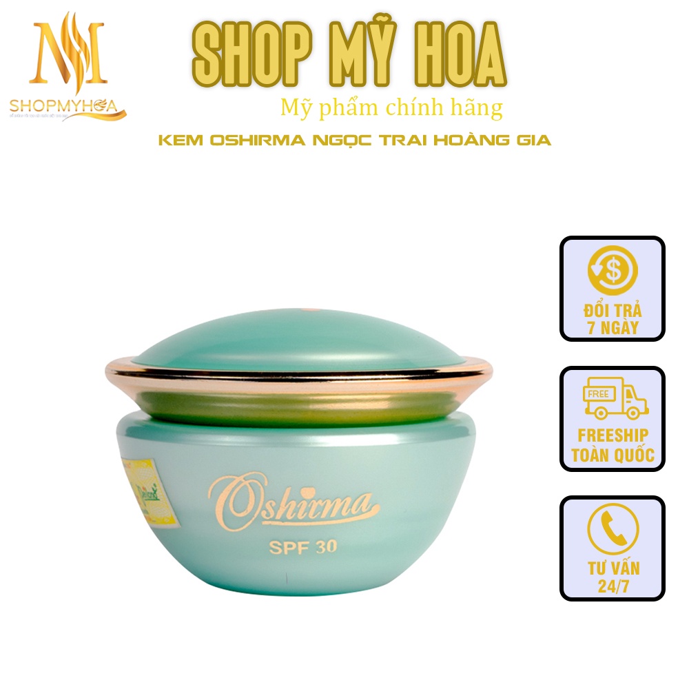 Kem dưỡng da -Kem nén Oshirma ngọc trai tái tạo cải thiện làn da trắng sáng cam kết chính hãng