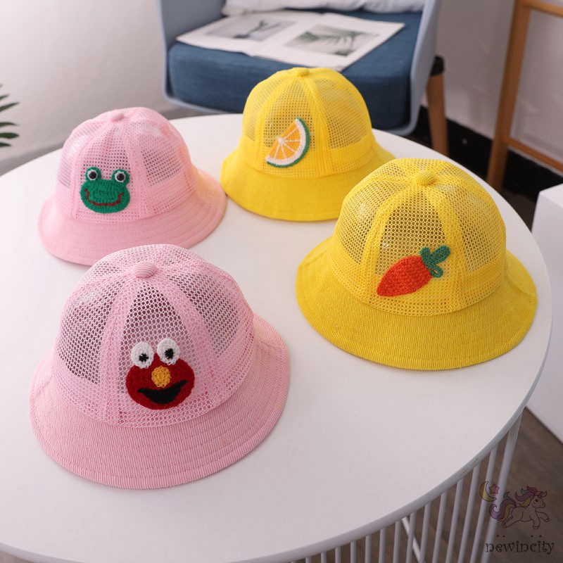 Nón tai bèo chống nắng họa tiết hoạt hình thời trang mùa hè xinh xắn cho trẻ em