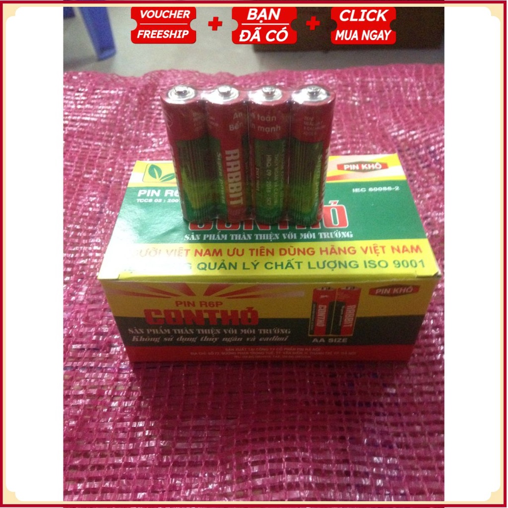 Combo 02 Viên Pin Điều Khiển Loại Nhỏ AAA Rabit TH005