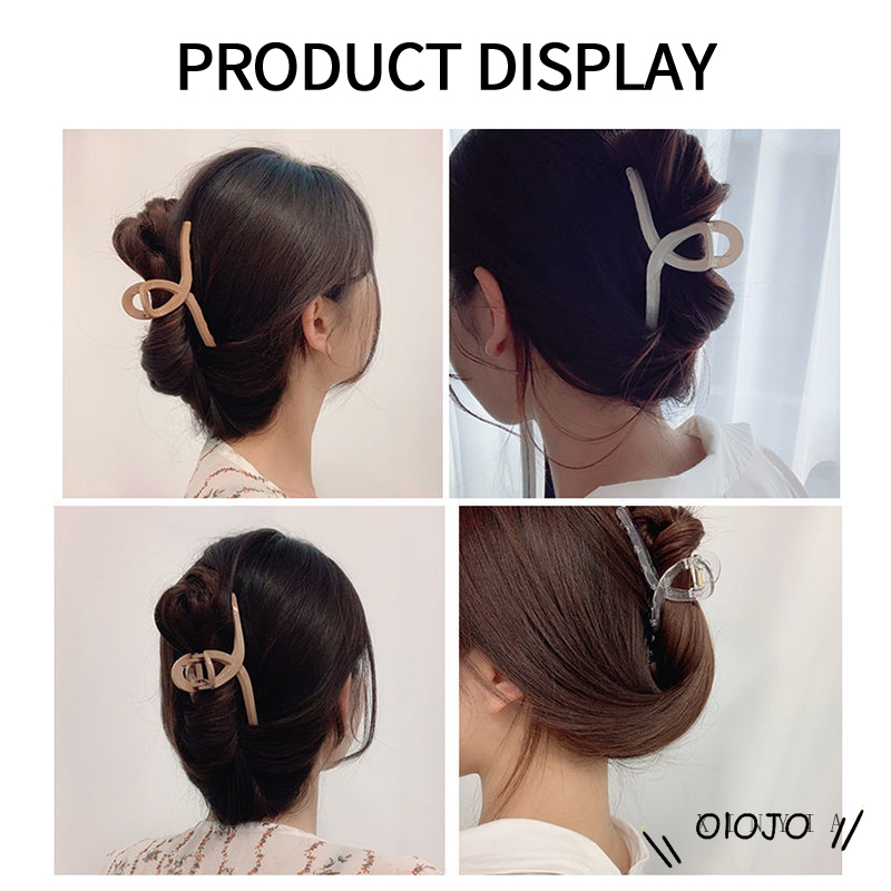 Kẹp Tóc Kiểu Dáng Đơn Giản Phong Cách Thanh Lịch Cho Nữ