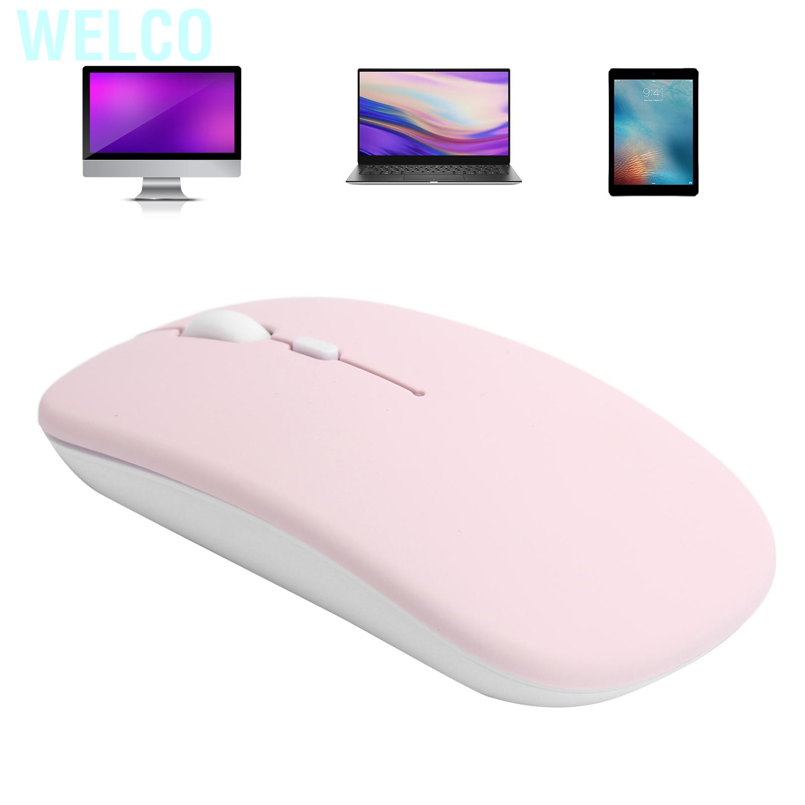 Chuột Không Dây Welco Kết Nối Bluetooth 5.0 2 Chế Độ 2.4ghz