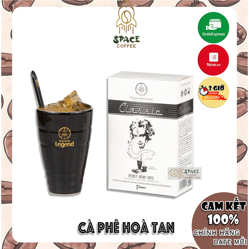 Cà Phê Trung Nguyên Hòa Tan Legend Classic - Hộp 12 gói