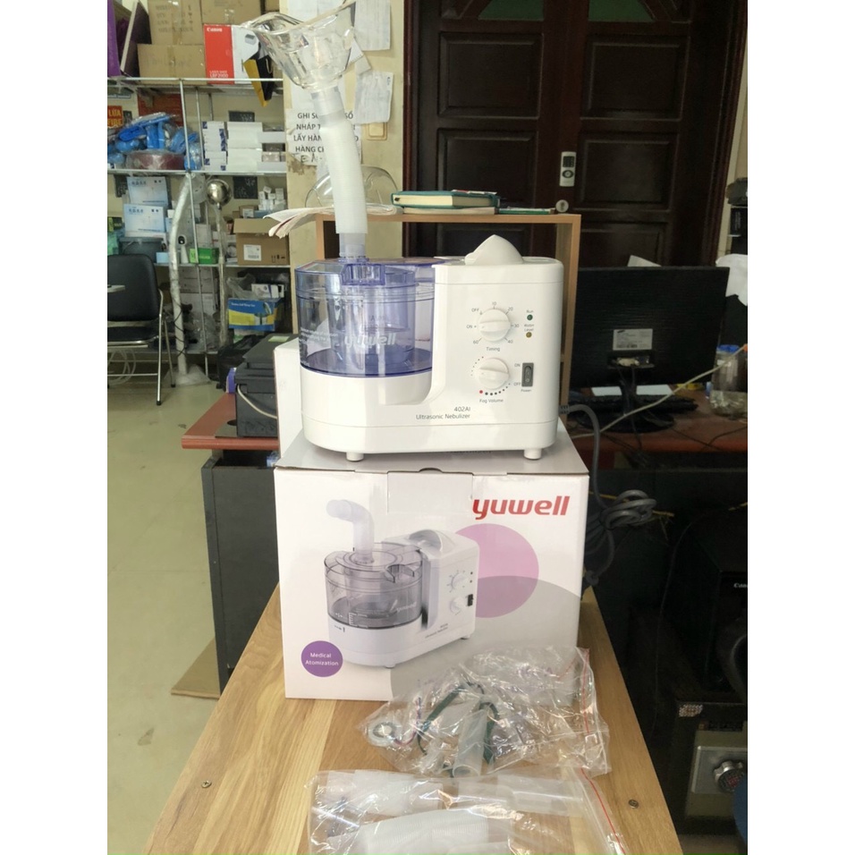 Máy Xông Khí Dung Yuwell 402 AI - Dùng Cho Cả Người Lớn + Trẻ Nhỏ