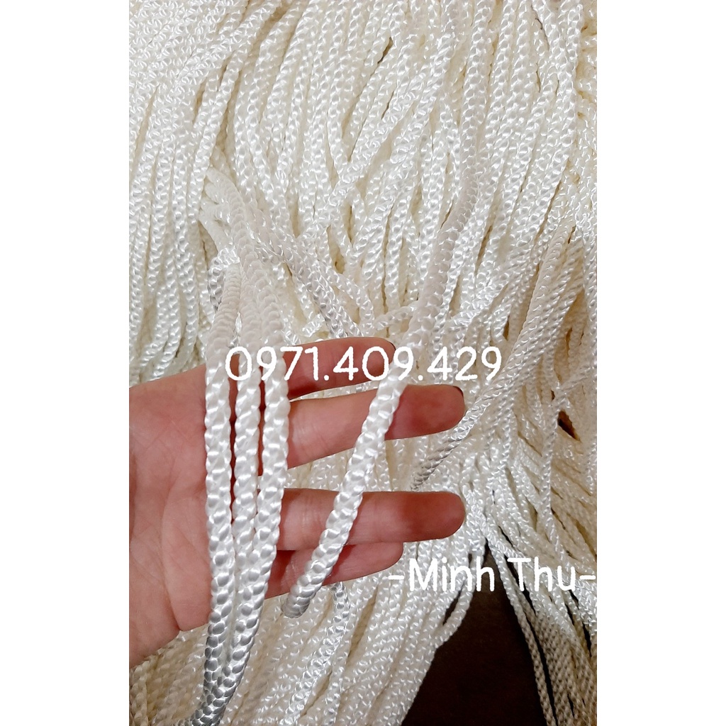 Dây dù chịu lực, dây thừng ,10m dây dù bền bỉ loại sợi 3mm,4mm,5mm,6mm,7mm,8mm,....