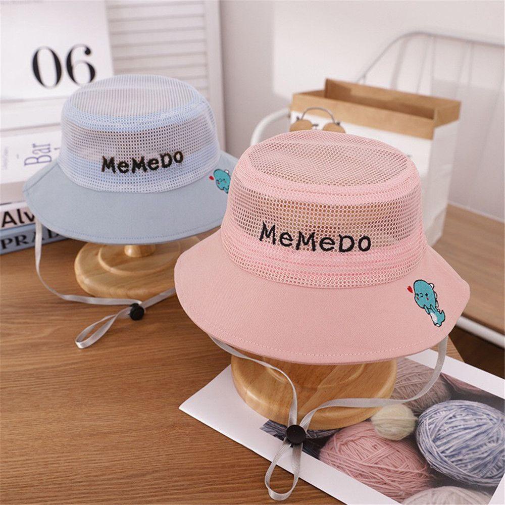 LAY Mũ Bucket Chống Tia UV In Họa Tiết Hoạt Hình Dễ Thương Thời Trang Đi Biển Mùa Hè