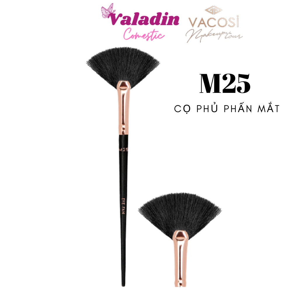 Cọ phủ phấn mắt quạt nhỏ Vacosi M25 Eye Fan Brush