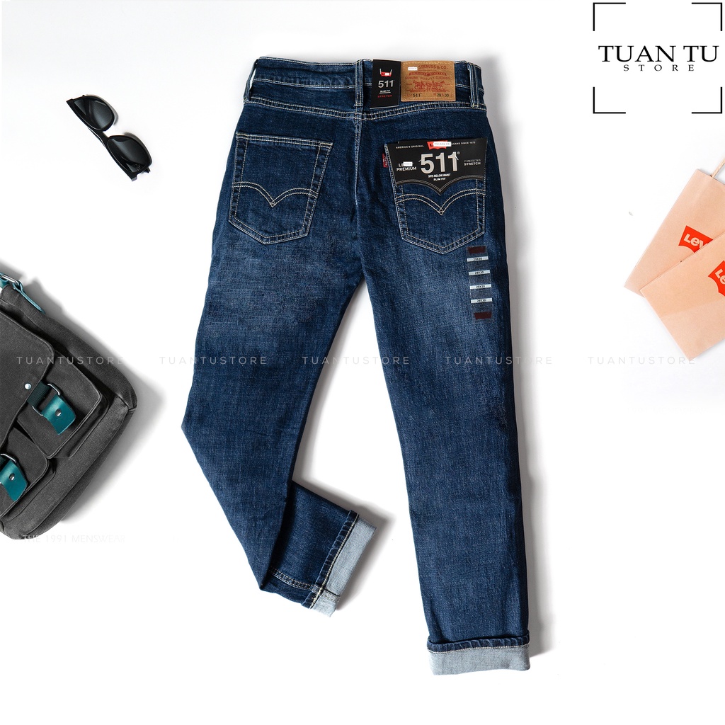 Quần Jeans dài nam,form ống đứng,chất vải co dãn,ống quần 17-19cm,made in cambodia T07