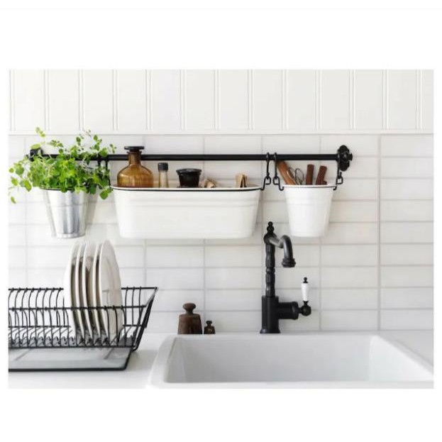 CÓ SẴN Giỏ treo FINTORP - IKEA bằng sắt sơn tĩnh điện