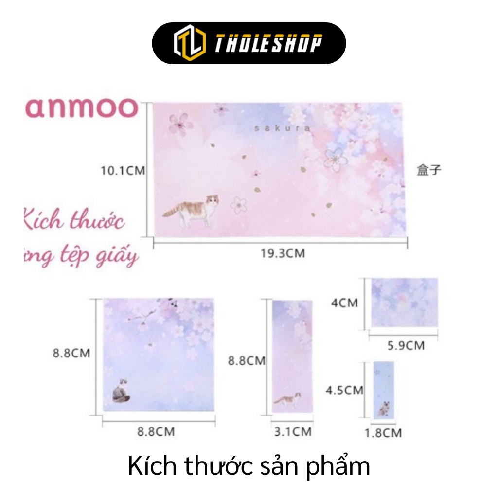 [SGD] Giấy Note - Hộp 6 Tập Giấy Note, Ghi Chú, Đánh Dấu Nhiều Cỡ Kiểu Hàn Quốc 7869