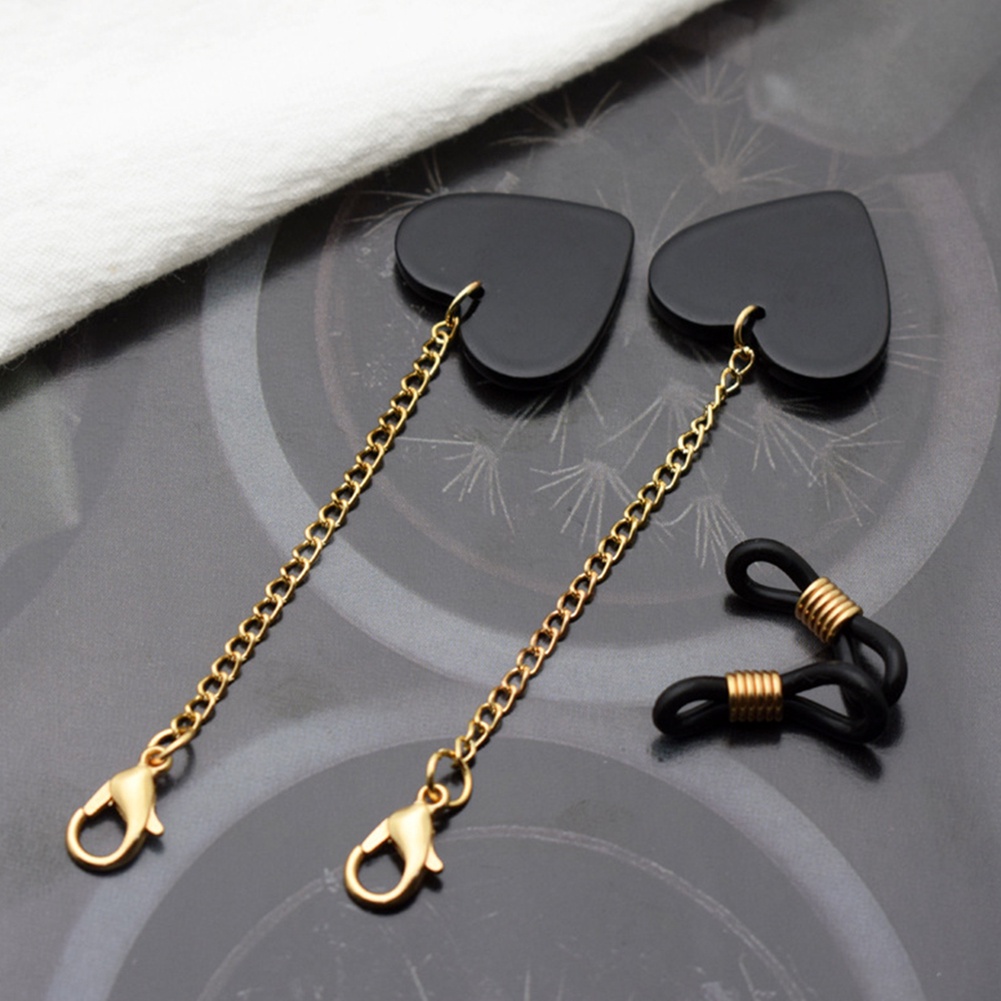 1 Dây Đeo Mắt Kính Hình Trái Tim Màu Sắc Kẹo Ngọt