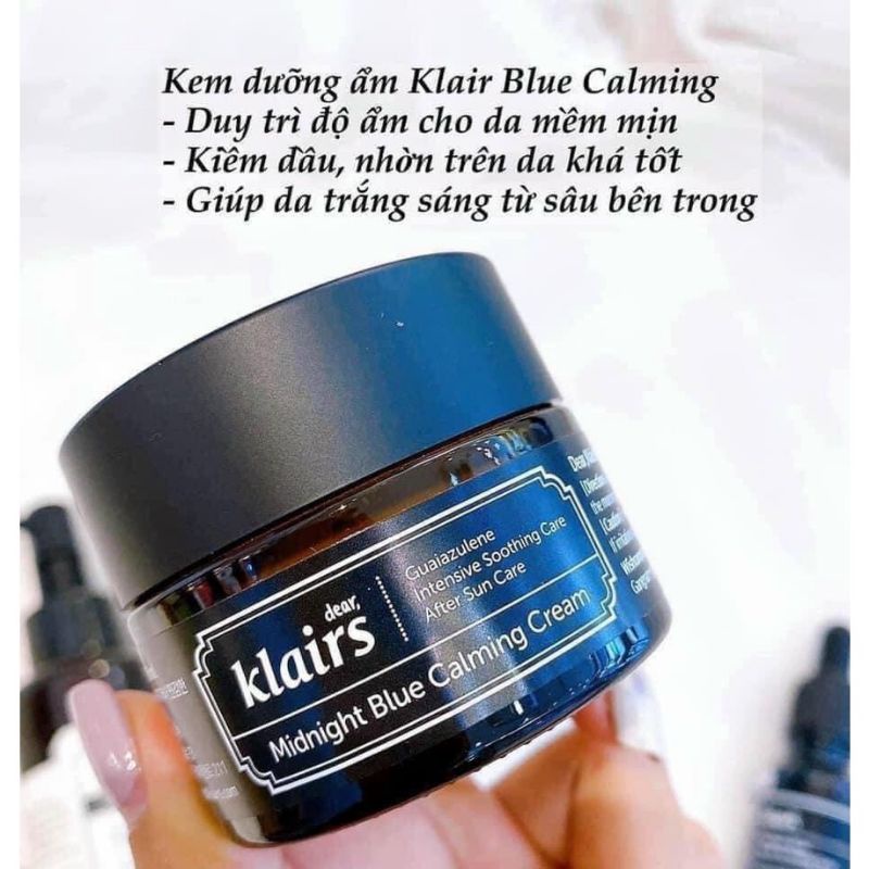 Kem Dưỡng Phục Hồi Da DEAR KLAIRS Midnight Blue 30ml