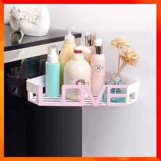Giá kệ góc hít chân không chữ love