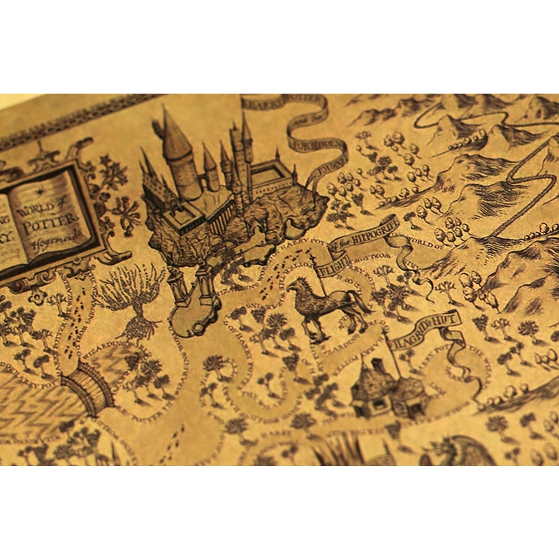 Poster Phim Harry Potter Trang Trí Quán Cà Phê