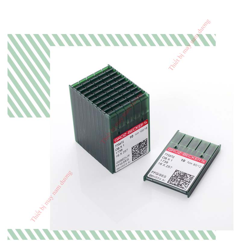 KIM ĐỨC  CHỊU NHIỆT THÂN  VÀNG Grozbeckert DBx1 máy may 1 kim công nghiệp các loại