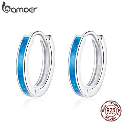 Bamoer Bông Tai bạc 925 Hình Động Vật Đơn Giản sce992
