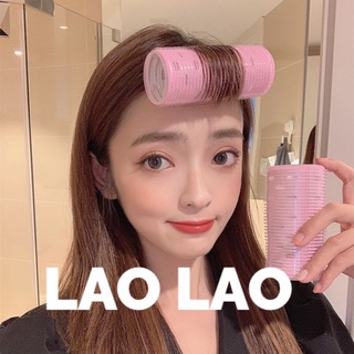 LT2- FREESHIP - Lô Cuốn Tóc Hàn Quốc lõi Nhôm 12cm siêu to dài tự dính uốn mái dài cỡ lớn hot trend LAOLAO