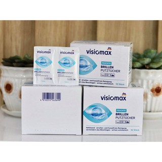 Khăn lau kính Visiomax loại bỏ bụi bẩn và làm sạch mắt kính, chống bám bụi quay trở lại