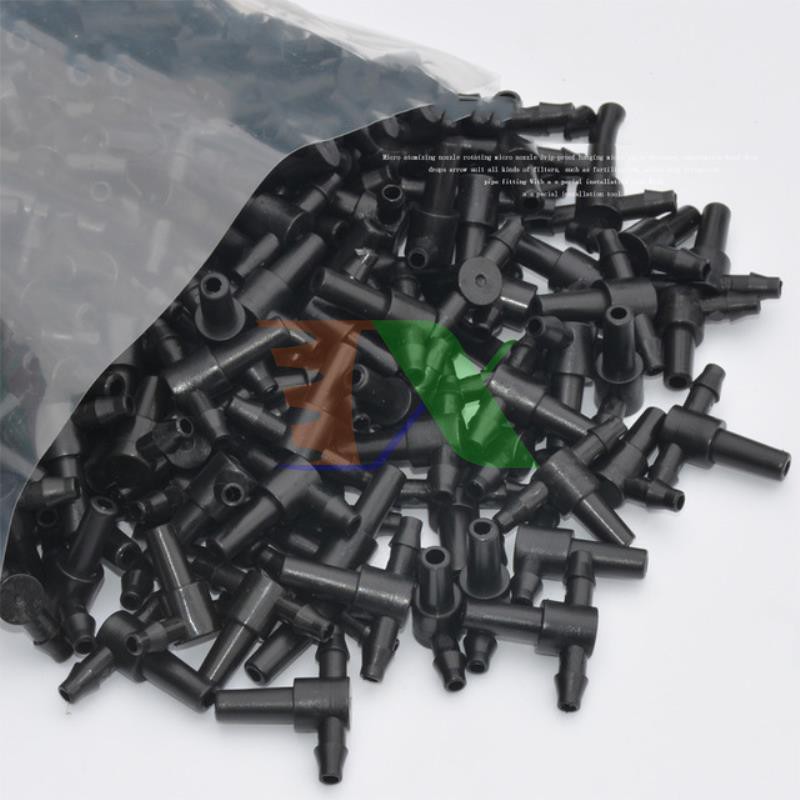 Tê chia 2 đầu gân 1 đầu trơn cho ống Φ4/7 6 mm TE47.6, cho ống PE, LDPE, HDPE, PVC