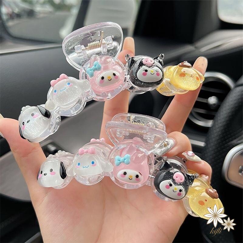 【kifli】SANRIO Kẹp Tóc Hình Cá Mập Hoạt Hình Dễ Thương Cho Nữ