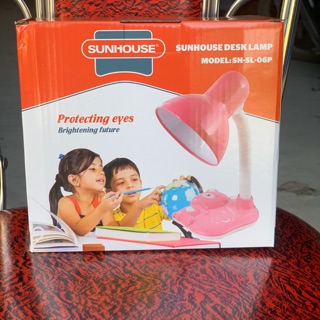 Đèn bàn sunhouse sh-sl-06p tặng bóng 6w vàng