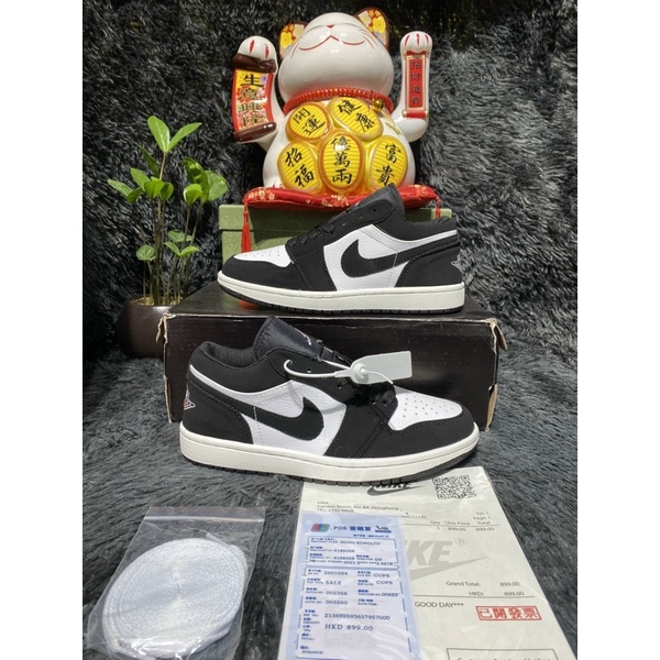 [Full Box+Ảnh Thật ] Giày Jordan 1 panda hàng 1:1 trung  Full Box +bill