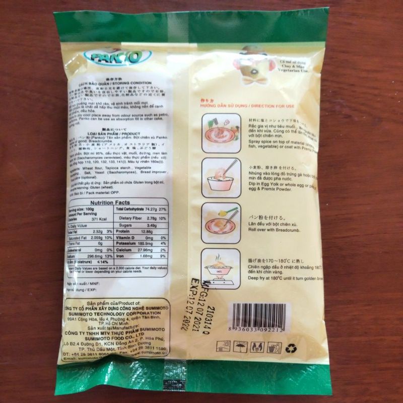 BỘT CHIÊN XÙ PANKO - 100G