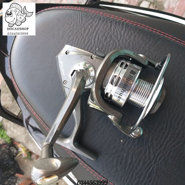 Máy câu cá CL kim loại tải cá lớn đủ size từ 3000,4000,5000,6000,7000