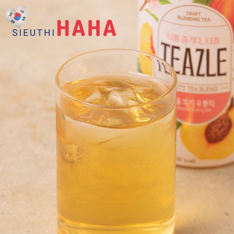 Trà olong đào hàn quốc WOONGJIN TEAZLE CRAFT BLENDING TEA 500ml