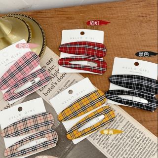 Kẹp tóc mái dành cho nữ thiết kế mẫu vintage phong cách tối giãn