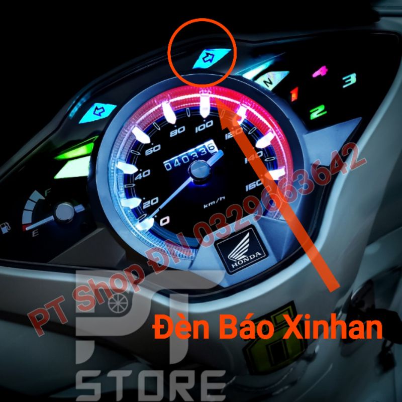 FULL LED T10 ĐÈN ĐỒNG HỒ, ĐÈN SỐ, ĐÈN BÁO XINHAN, ĐÈN BÁO FI XE FUTURE MẬP FUTURE LED GẮN NHƯ ZIN