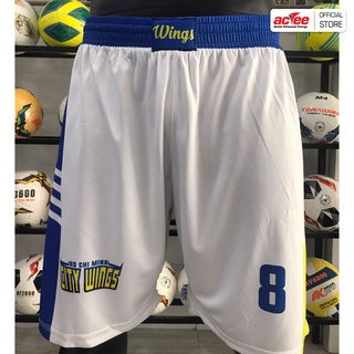 Quần thi đấu bóng rổ ho chi minh city wings vba 2021 - màu trắng - thanh lý